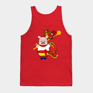 Happy Chinese New Year! The Pig and The Dragon Tank Top